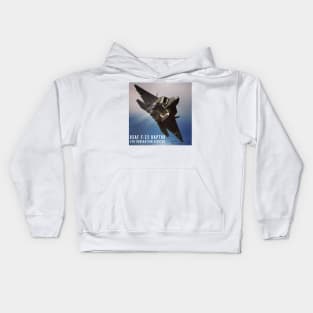 F-22 Raptor Doors Open Kids Hoodie